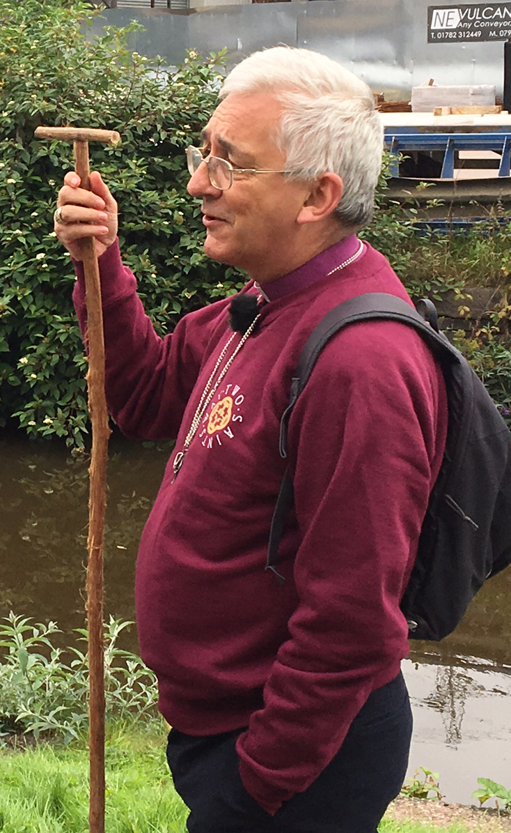 Bishop Michael on walking pilgrimage