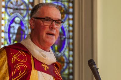 Bishop Matthew Parker preaching