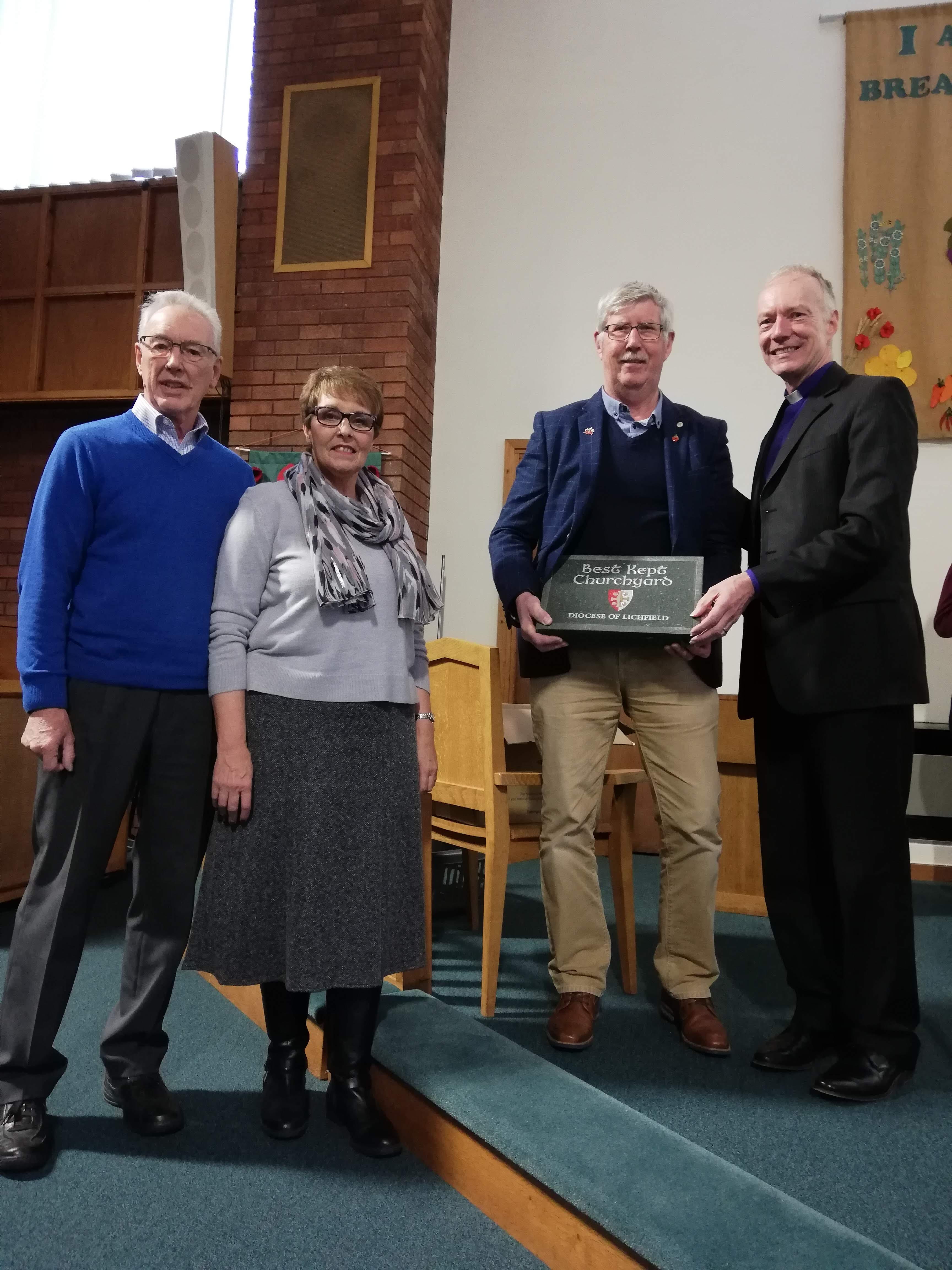 Churchyard of the Year 2019 winners St Michaels and All Angels, Colwich.